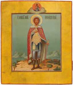 San Alejandro Nevski, siglo XIX de Osip Semionovich Chirikov