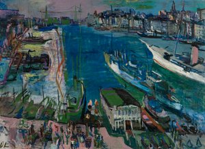 El Puerto de Marsella II de Oskar Kokoschka