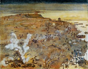 La batalla de Belgrado ... de Oskar Laske
