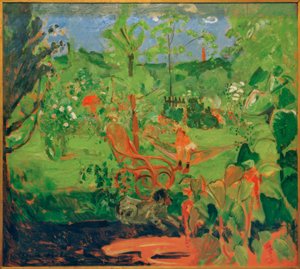 Fürstenfeldbruck, imagen del jardín de Oskar Moll