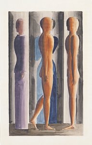 Formación. Tri-partición, 1926 de Oskar Schlemmer