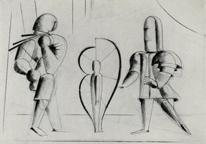 Desde el escenario en la Bauhaus Die Bühne im Bauhaus, 1925 de Oskar Schlemmer