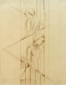 Escena de escalera de Oskar Schlemmer