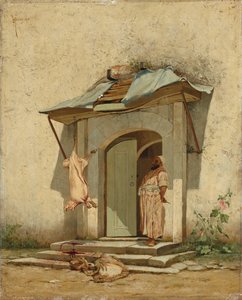 Un carnicero otomano, 1878 de Osman Hamdi Bey