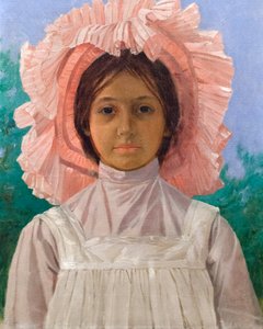 Chica con gorra rosa de Osman Hamdi Bey