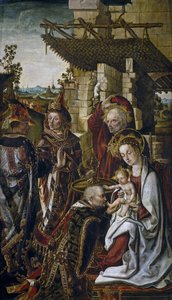 La Adoración de los Magos, c. 1490-1499 de Osona