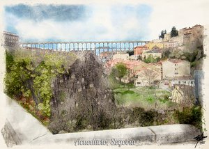 Acueducto romano de Segovia de Osvaldo Russo