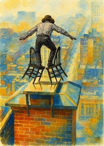 Equilibrio en la azotea de Osvaldo Russo