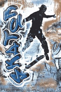 Salto de graffiti en monopatín de Osvaldo Russo