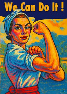 Postura del poder de la mujer fuerte de Osvaldo Russo