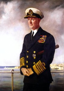 Almirante Cunningham, copia del retrato de O