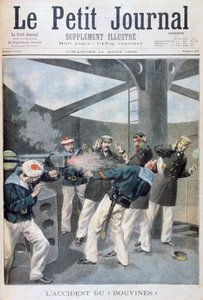 Accidente en el buque de guerra francés Bouvines, 1895 de Oswaldo Tofani