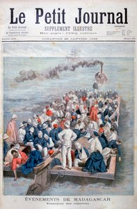 Eventos en Madagascar: La repatriación de las tropas francesas, 1896 de Oswaldo Tofani