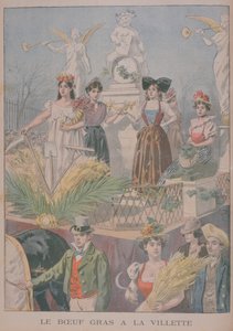 Festividades del Buey Engordado, Villette, París, 1900