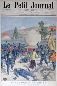 Invasión de la frontera rusa por los chinos, 1900 de Oswaldo Tofani