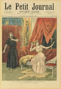 Mademoiselle Sibyl Sanderson (1865-1903) y Monsieur Jean Francois Delmas (1861-1933) en 