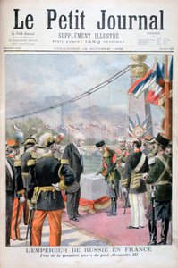 Nicolás II de Rusia y Félix Faure, Presidente de la República Francesa, 1896 de Oswaldo Tofani