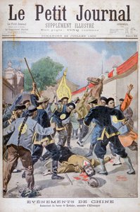El asesinato del Barón Ketteler, ministro alemán, China, 1900