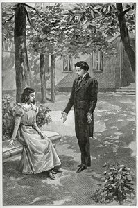 Victor Hugo declarando su amor a Adèle Foucher, siglo XIX