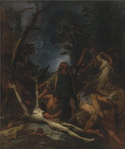 Brujas en una misa negra