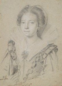 Retrato de una joven dama de la casa de Anjou