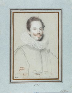Retrato del marqués Paris Pinelli. Dibujo de Ottavio Leoni. Siglo XVII