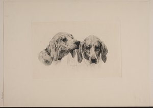Danés: Dos cabezas de perro de Otto Bache