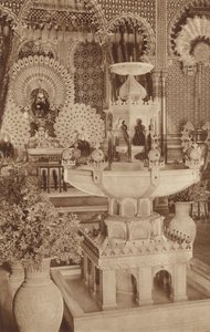 Quiosco morisco, cerca del castillo de Linderhof del rey de Baviera de Otto Ballerstedt