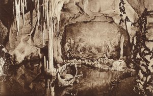 La Gruta Azul, cerca del castillo de Linderhof del rey de Baviera de Otto Ballerstedt