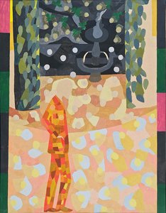 Hombre frente a una fuente, 1911-1942 de Otto Freundlich