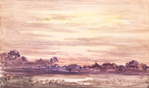 Atardecer después de la Tormenta, ca. 1900 de Otto Gaertner