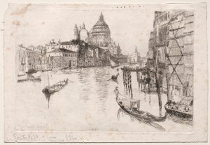 Entrada al Gran Canal, 1880 de Otto H. Bacher