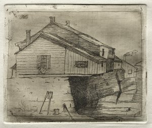 Casa sobre el agua, 1878 de Otto H. Bacher