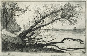 Orilla del Lago, Cleveland, siglo XX de Otto H. Bacher