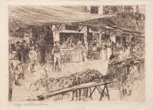 Mercado Viejo, Florencia de Otto H. Bacher