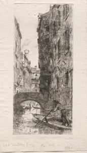 Ponte del Pistor, Venecia de Otto H. Bacher