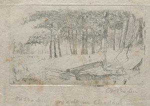 Boceto de la naturaleza, 1879 de Otto H. Bacher