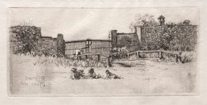 La Puerta, Lustheim, 1879 de Otto H. Bacher
