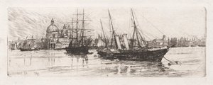Dos barcos, Venecia de Otto H. Bacher