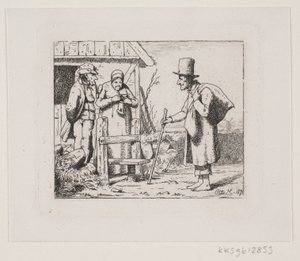 Figuras en una granja de Otto Haslund