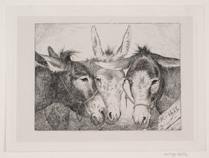Tres cabezas de burro de Otto Haslund