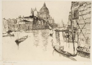 Gran Canal, Venecia de Otto Henry Bacher