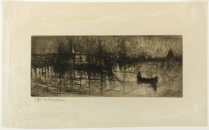 Noche lluviosa de Otto Henry Bacher