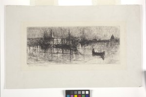 Noche lluviosa en Venecia de Otto Henry Bacher
