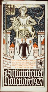 El escudo de armas del Estado Popular de Hesse del año 1920 de Otto Hupp