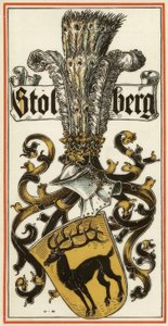 Los escudos de armas de las casas principescas alemanas: Stolberg de Otto Hupp
