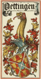 Los escudos de armas de las casas principescas alemanas: Öttingen de Otto Hupp