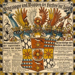 Genealogía y escudo de armas de los príncipes de Lippe de Otto Hupp