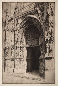 Portal Central, Iglesia St. Merri, París de Otto J. Schneider