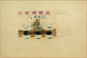 Preparación (Devoción en el comedor). Boceto